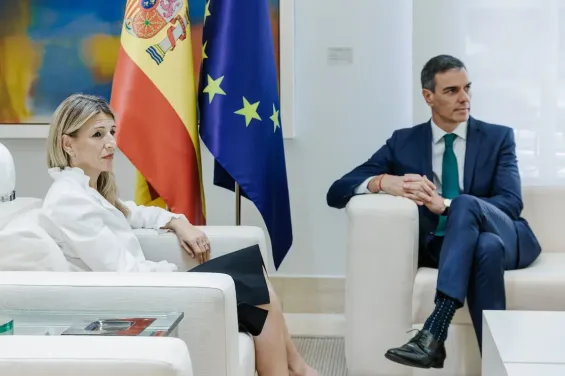 Yolanda Diaz (Sumar) and Pedro Sanchez (PSOE) / Archive - DR