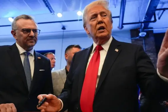 Massad Boulos and Donald Trump / Archive - DR
