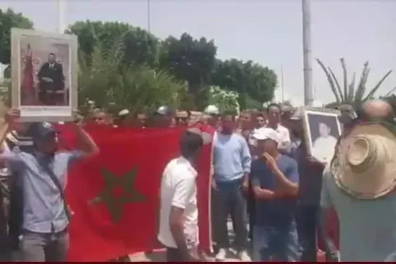 Cannabis farmers protest in Taounate over delayed payments demand action