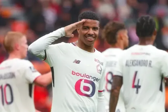 Hamza Igamane shines in debut with Lille, scoring twice against Lorient