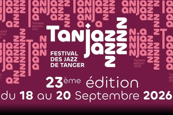 Poster for Tanjazz 2026 in Tangier — 23rd Edition