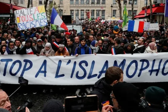March against Islamophobia, November 10, 2019, in Paris / Ph. Geoffroy van der Hasselt - AFP