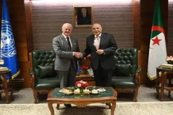 UN Envoy Staffan de Mistura meets Algerian FM Ahmed Attaf on Western Sahara issue