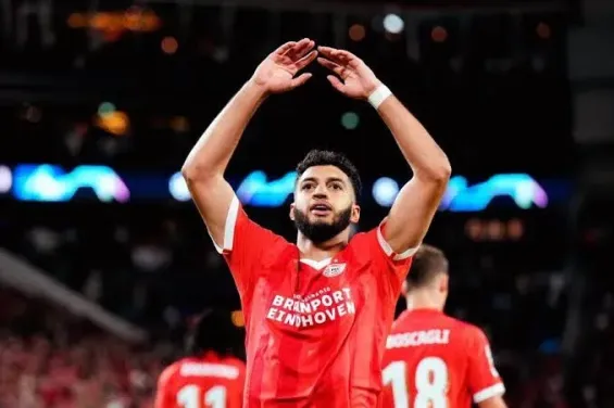 Ismaïl Saibari shines as PSV Eindhoven draws with Bayer Leverkusen in Champions League