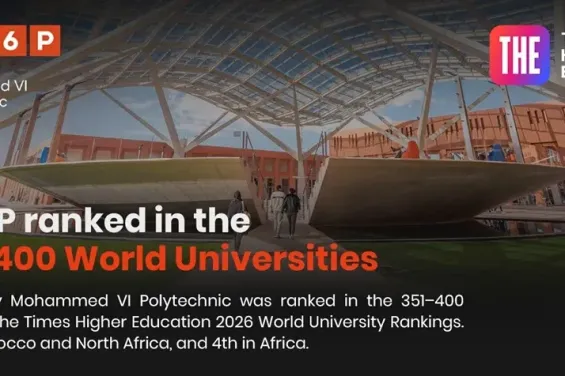 UM6P ranks among top 400 global universities in THE 2026 ranking
