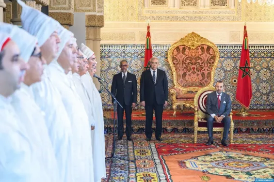 King Mohammed VI receives new walis and governors at the Royal Palace in Rabat