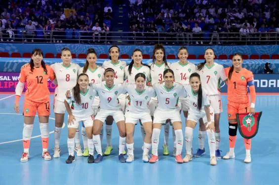 Moroccan women's futsal team secures first win in Futsal World Cup against Philippines