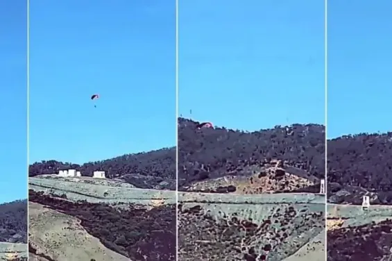 Paragliding network dismantled near Mount Belyounech amid migrant smuggling crackdown