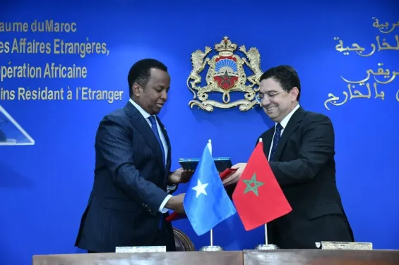 Somalia supports Moroccan sovereignty over Western Sahara and signs cooperation roadmap