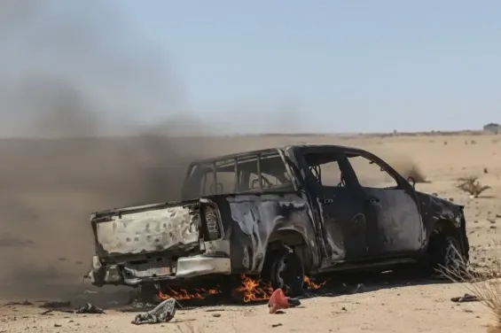 Moroccan Royal Armed Forces drone strike targets Polisario vehicle