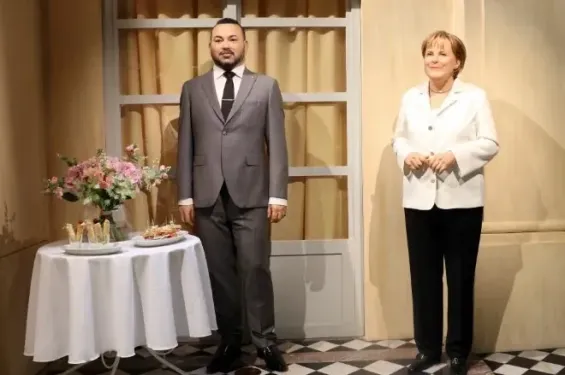 Wax statue of King Mohammed VI at the Grévin Museum in Paris / DR