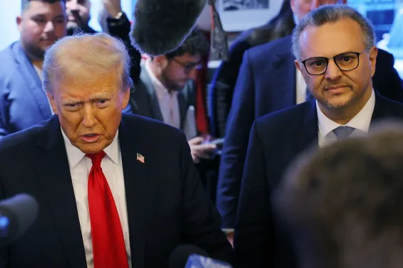 Donald Trump and Massad Boulos