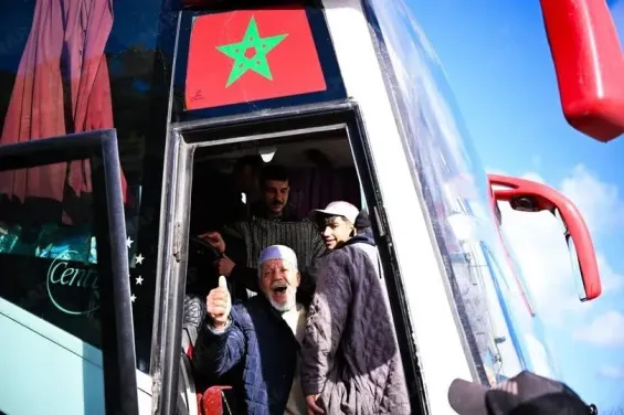 Return of evacuated citizens to Larache begins with coordinated efforts in Fnideq