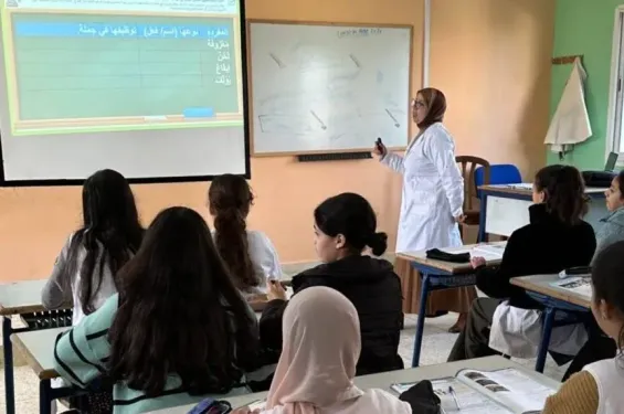 In-person classes resume in Mechra Bel Ksiri as weather conditions improve