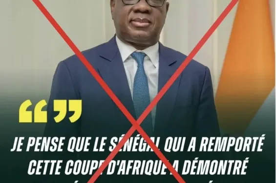 Did the Ivorian Federation support Senegal against Morocco
