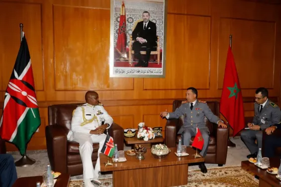 Morocco and Kenya strengthen military ties during high-level meeting in Rabat