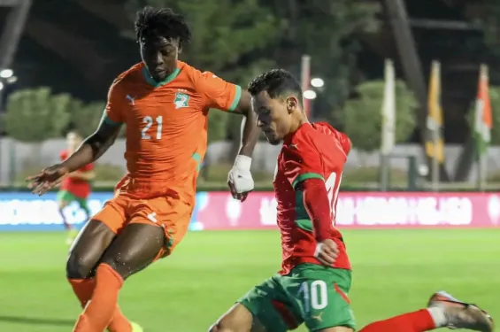 U23 Morocco and Ivory Coast draw 2-2 in friendly match