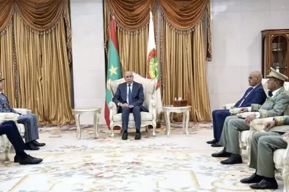 General Berrid discusses military cooperation with Mauritanian President in Nouakchott