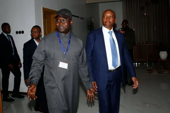CAF President Patrice Motsepe visits Senegal one month after it was stripped of AFCON title