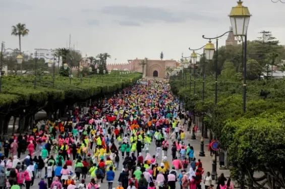 Women's Victory Run in Rabat unites over 12,000 participants from Morocco and beyond