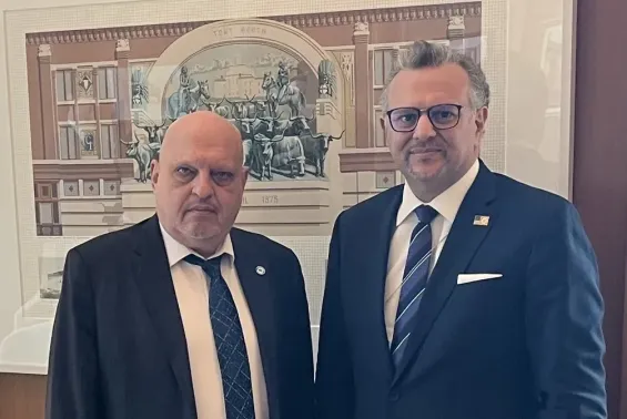 Alexander Ivanko with Massad Boulos / DR