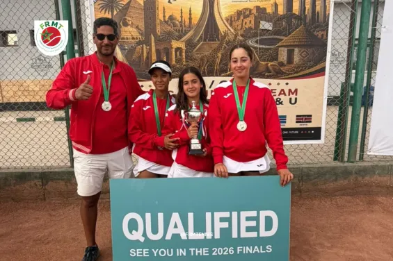 Moroccan girls' tennis team shines at African U14 Championship qualifying for World Team Cup