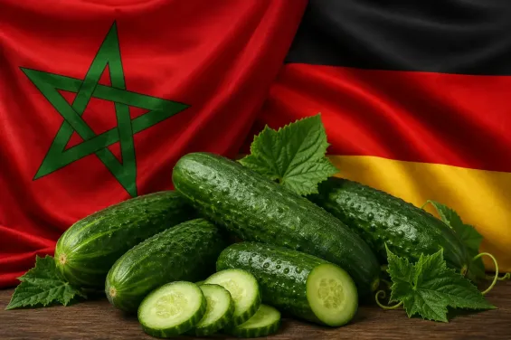 Morocco cucumber exports to Germany hit new record