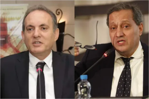 Abderrafie Zouiten and Faouzi Skali (left to right) / collage