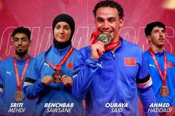 Morocco finishes third at Mohammed VI International Cup with four karate medals