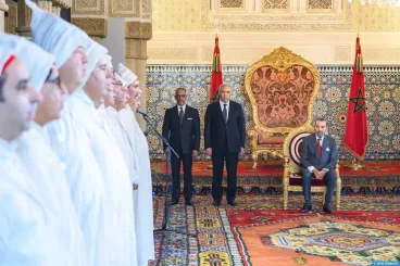 King Mohammed VI receives new walis and governors at the Royal Palace in Rabat