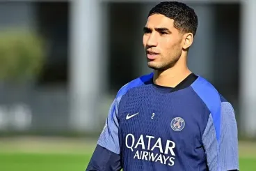 Achraf Hakimi returns to training ahead of the PSG-Lens clash