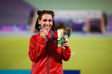 Moroccan athlete Soukaina Hajji wins bronze in 800m at Islamic Solidarity Games in Riyadh