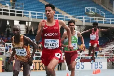 Morocco's Salaheddine Ben Yazide takes silver in 3000m steeplechase at Paris Diamond League