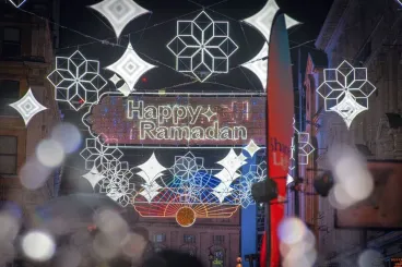 London's West End lights up for Ramadan 2026