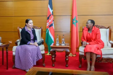 Princess Lalla Asmaa on a working visit to Kenya