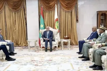 General Berrid discusses military cooperation with Mauritanian President in Nouakchott