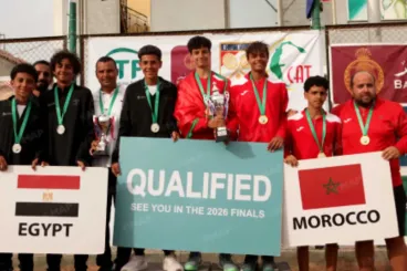 Moroccan boys' tennis team wins Under-14 African Championship in Cairo