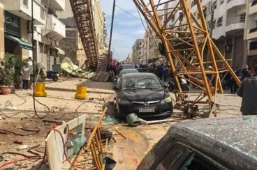 Crane collapse in Taza claims two lives
