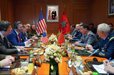 United States : The Deputy Assistant Secretary of Defense received in Morocco