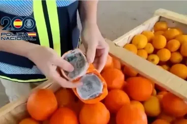 La policía española incauta 1,5 toneladas de hachís ocultas en falsas naranjas procedentes de Marruecos