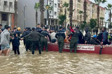 Inundaciones en Marruecos: Evacuaciones masivas y movilización de las Fuerzas Armadas Reales