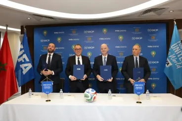 Gianni Infantino lanza el proyecto FIFA Arena en Marruecos con el apoyo del Grupo OCP