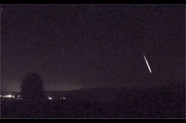 Una bola de fuego atravesando el cielo del norte de Marruecos visible desde España
