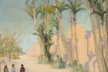 Toronto: Una pintura de Winston Churchill que representa Marrakech se subasta