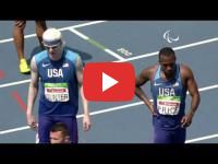 Record du monde et médaille d'or pour Mohamed Amgoun aux Jeux Paralympiques de Rio (400m/T13) 