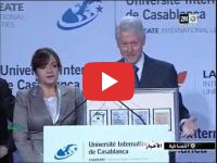 Bill Clinton en conférence à Casablanca