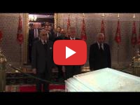 Maroc : Bill Clinton visite le Mausolée Mohammed V