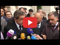 Sarkozy à la Grande mosquée de Paris : 