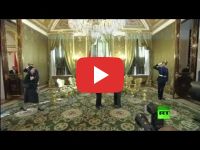 Vladimir Poutine reçoit le roi Mohammed VI au Kremlin