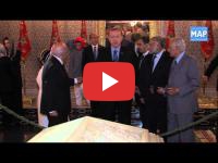 Le Premier ministre turc visite le mausolée Mohammed V